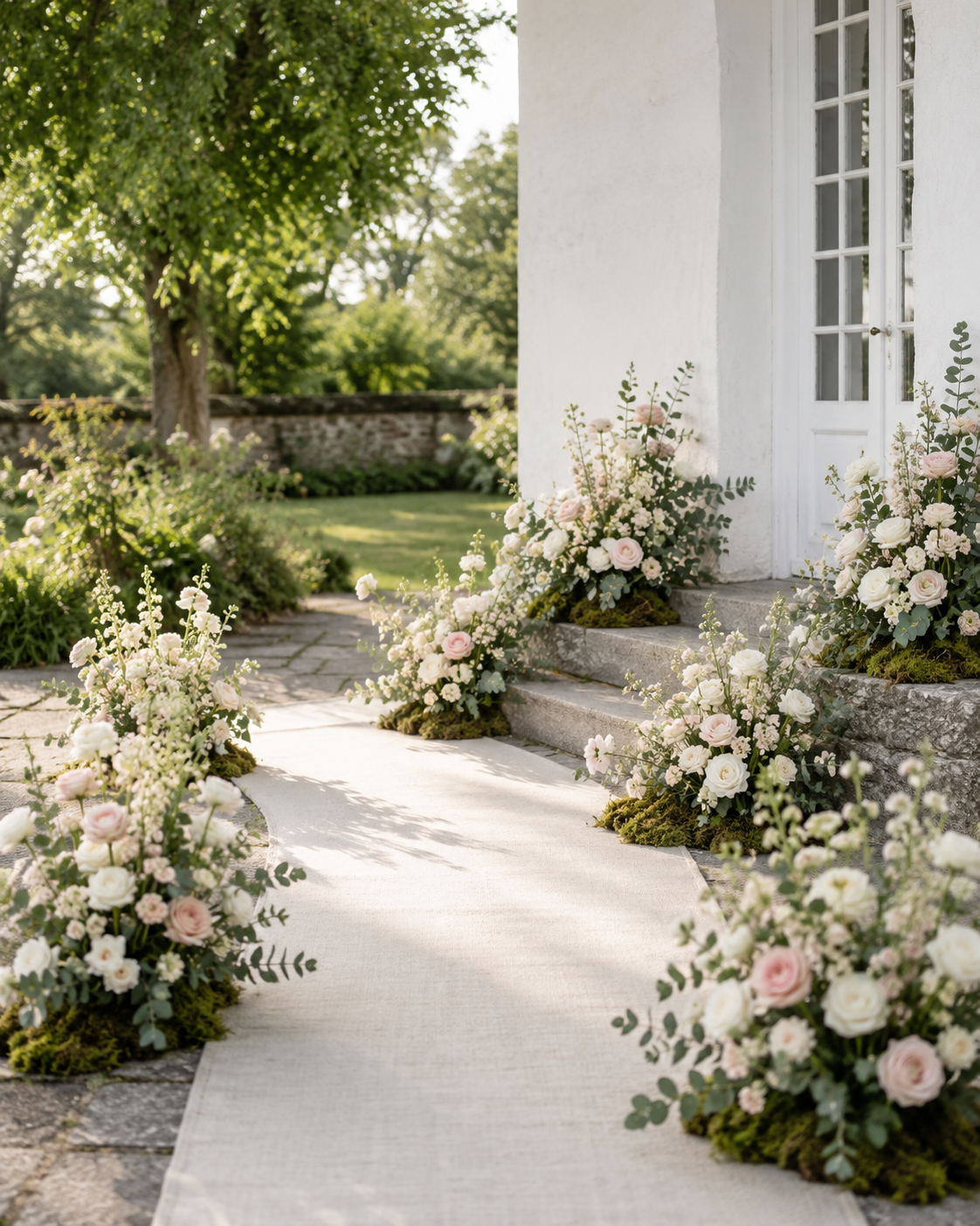 Wedding Aisle Flowers