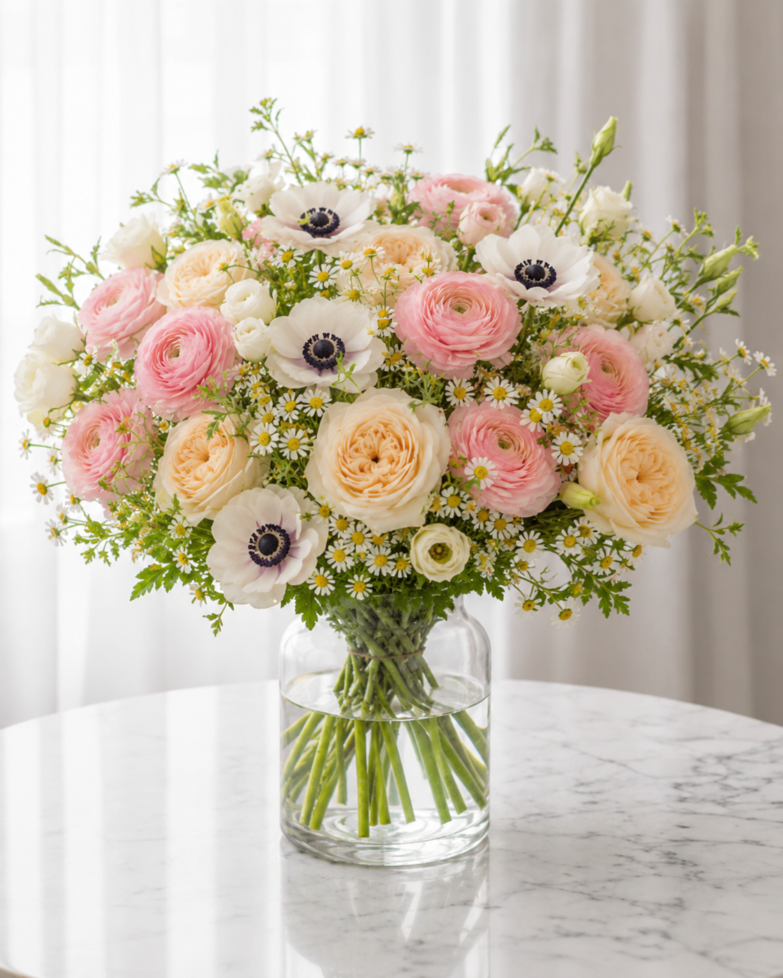 Lys sæsonbuket | Floristens valg