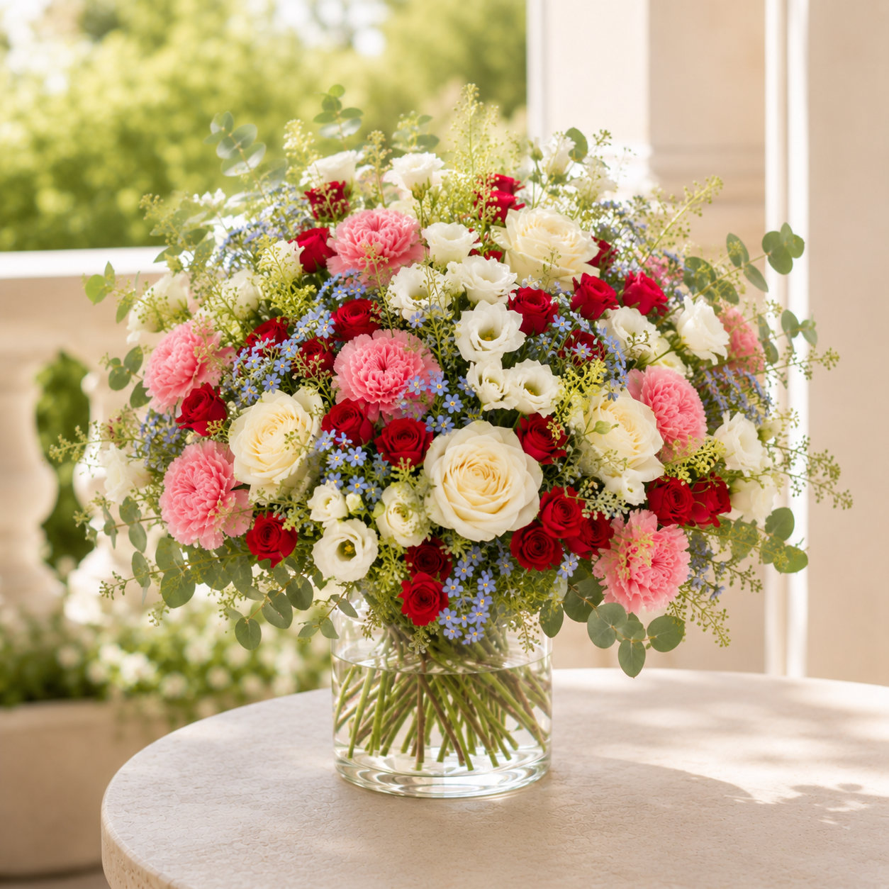 Soft Meadow Bouquet | Send Soft Flowers to Denmark