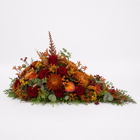 Efterårs Båredekoration | Begravelsesblomster