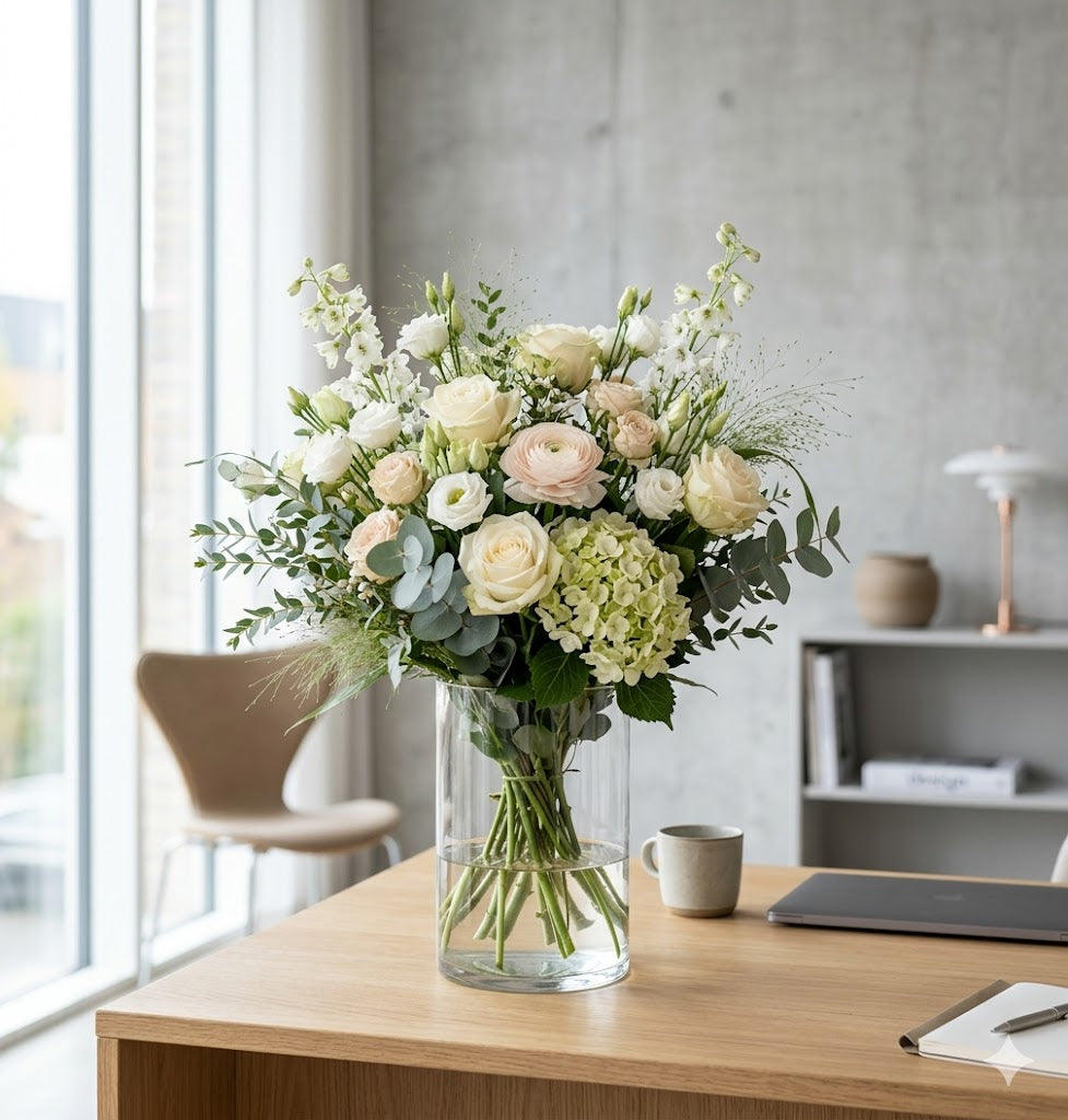 Blomsterabonnement til kontor | Friske blomster til virksomheder