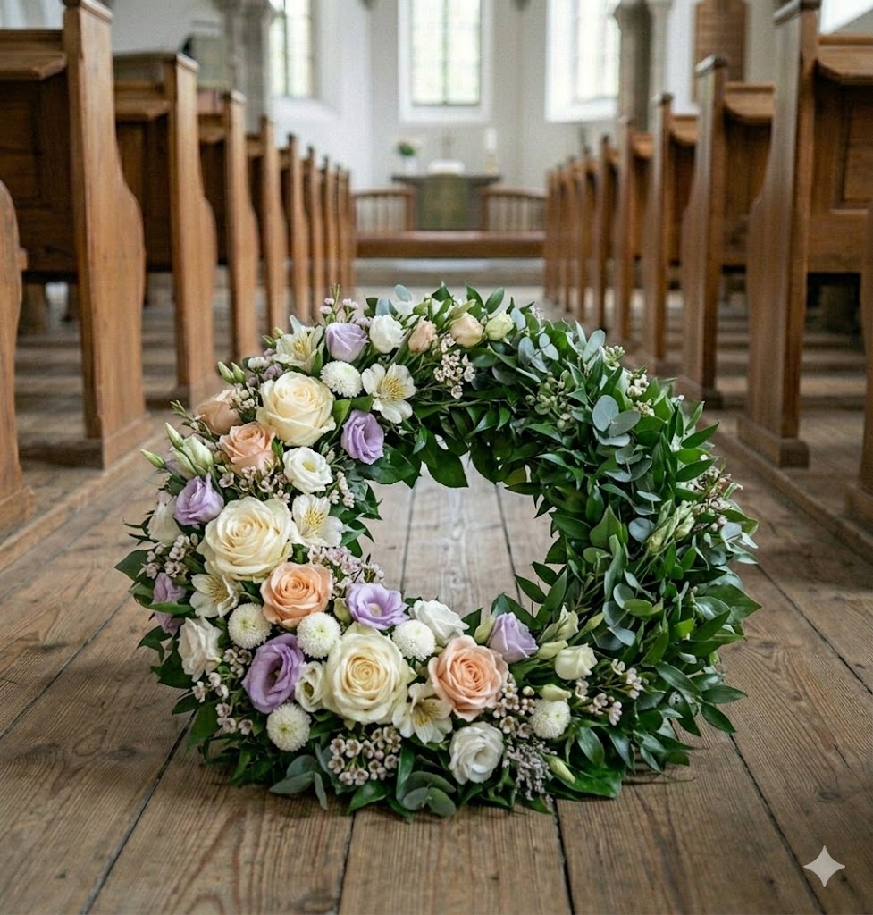 Floristens valg begravelseskrans | Begravelsesblomster
