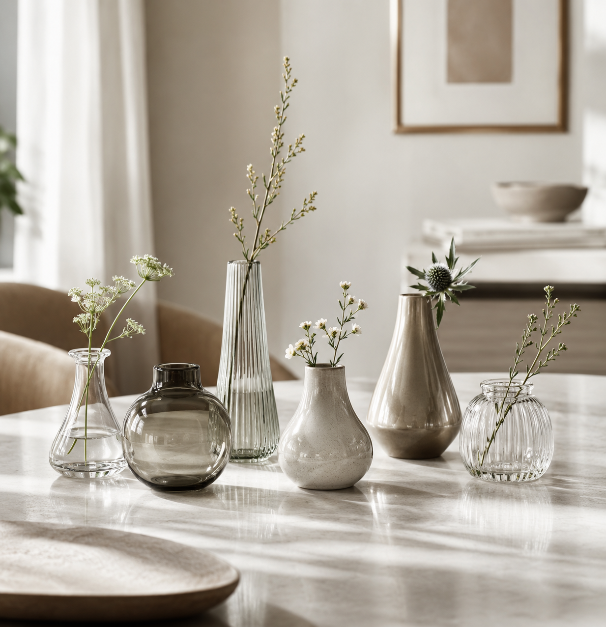 Lille bordvase | Tilvalg til små blomster