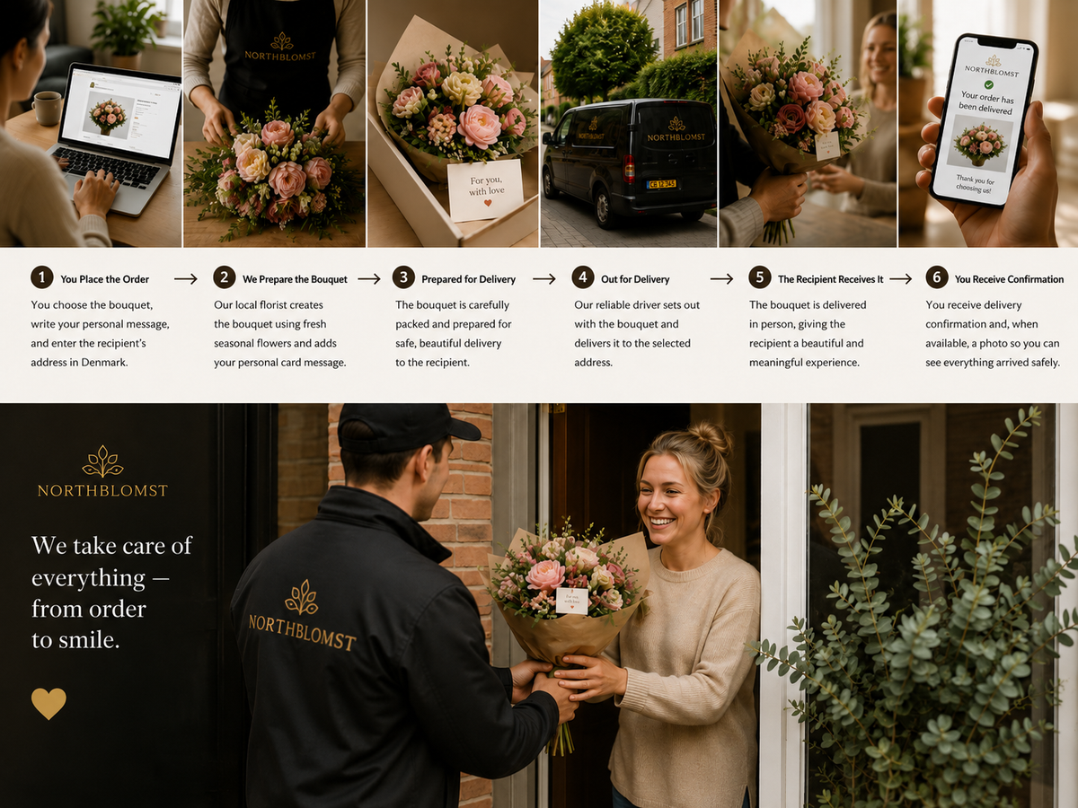 What Happens After You Order Flowers for Someone in Denmark?