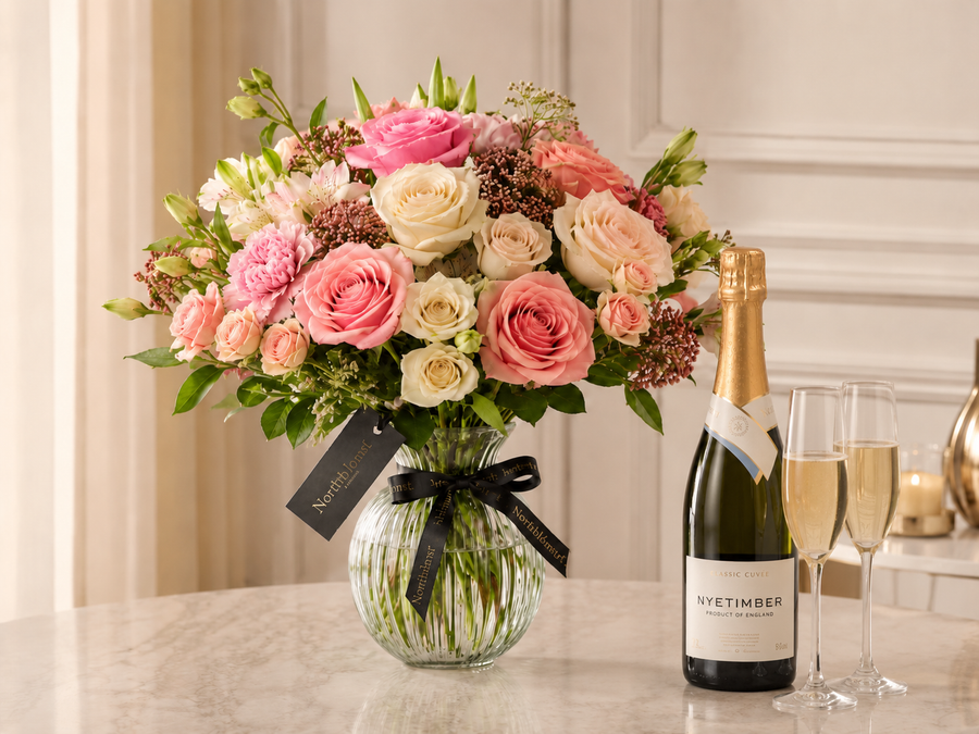 Send blomster og vin i Danmark