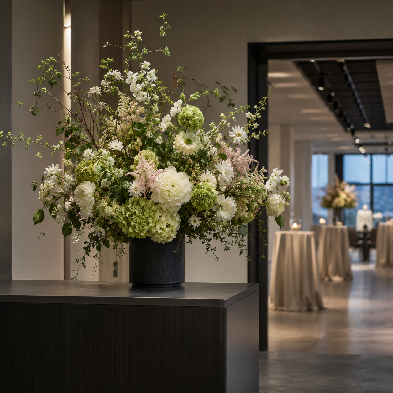 Blomster til firmaevents receptioner konferencer og brand events fra Northblomst