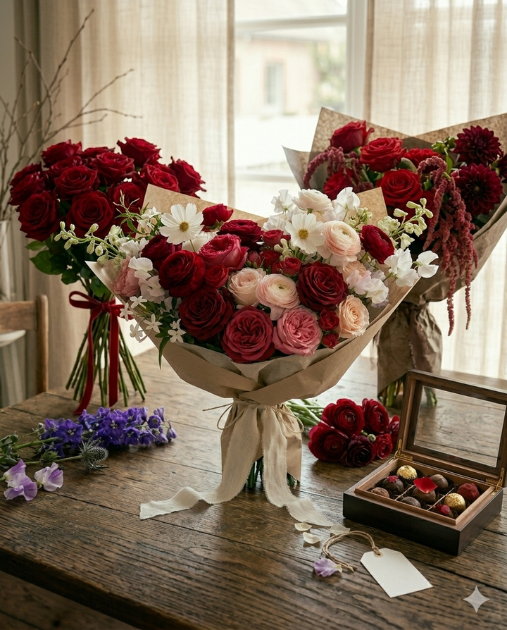 Romantiske blomster
