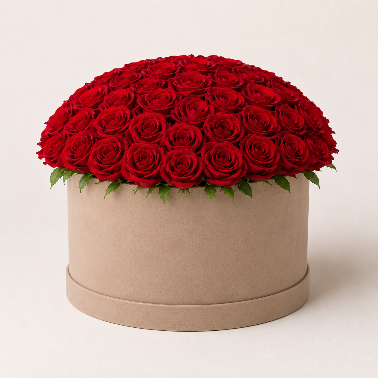 Red Roses Flower Box | Luxury Rose Box Delivery