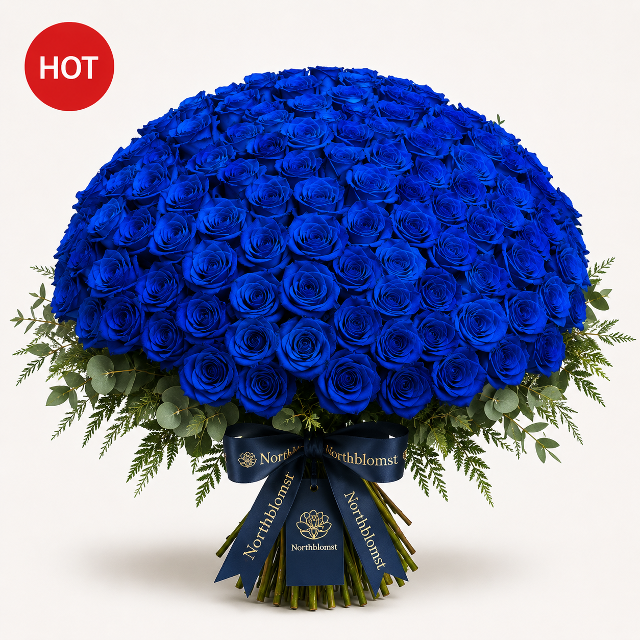 200 Blue Roses Luxury Bouquet | Premium Rose Delivery