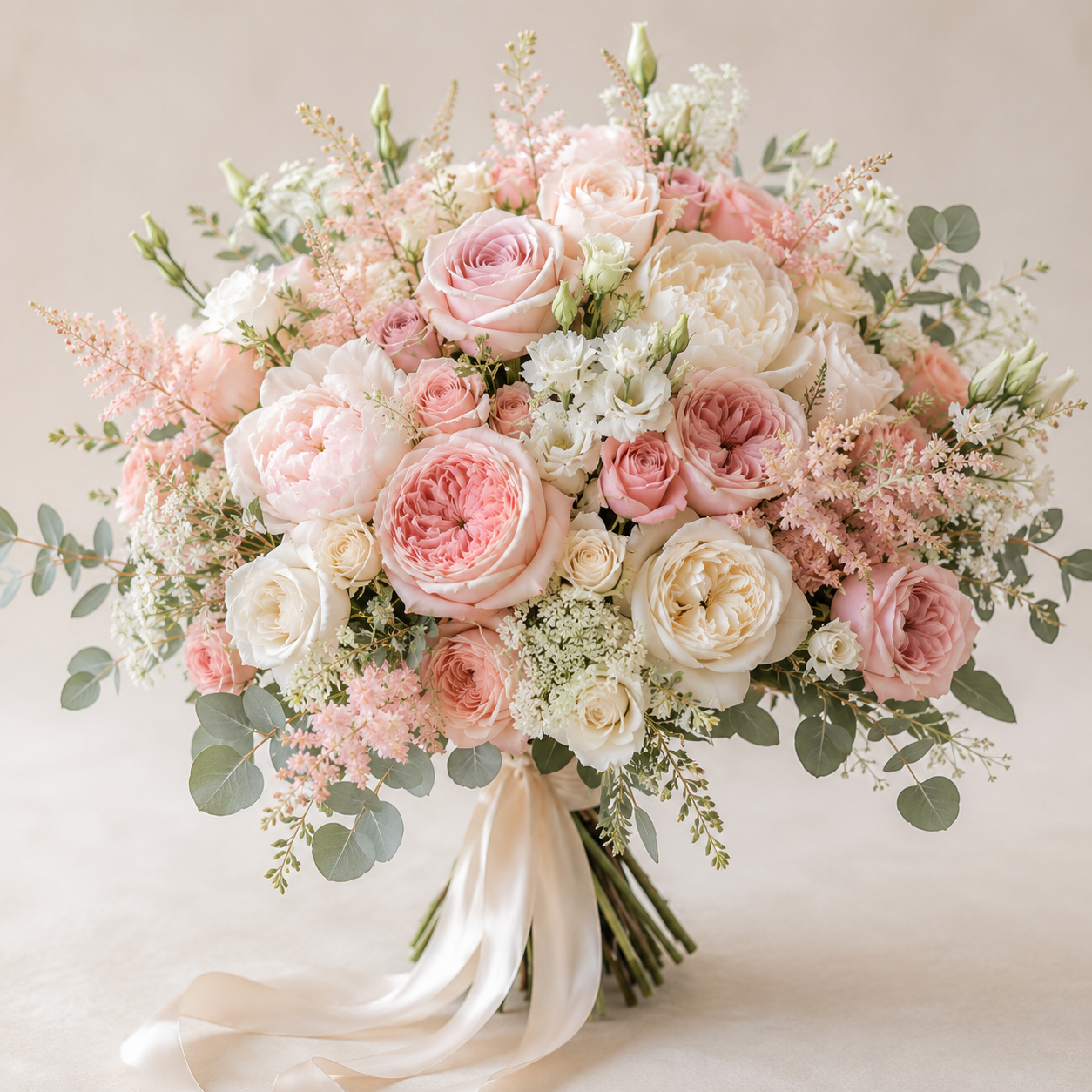 Blush & Ivory Bridal Bouquet