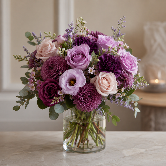 Kærlighedens buket | Send romantiske blomster