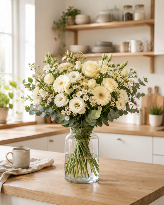 Ny baby buket | Send blomster til nyfødt