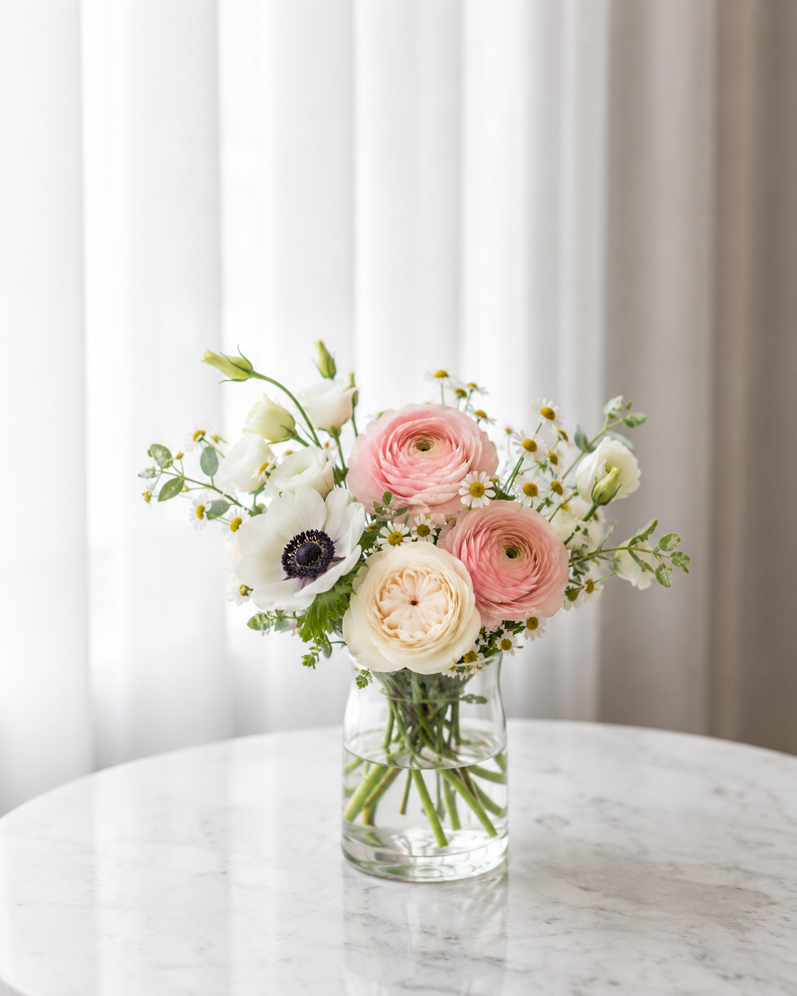 Lys sæsonbuket | Floristens valg