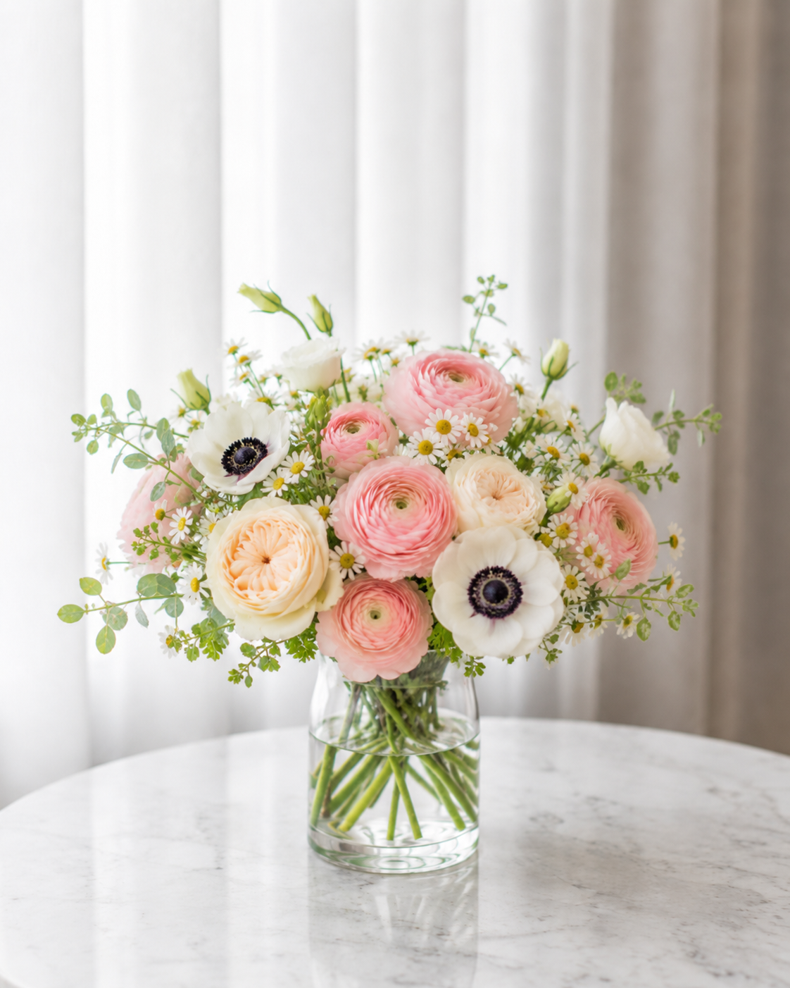 Lys sæsonbuket | Floristens valg