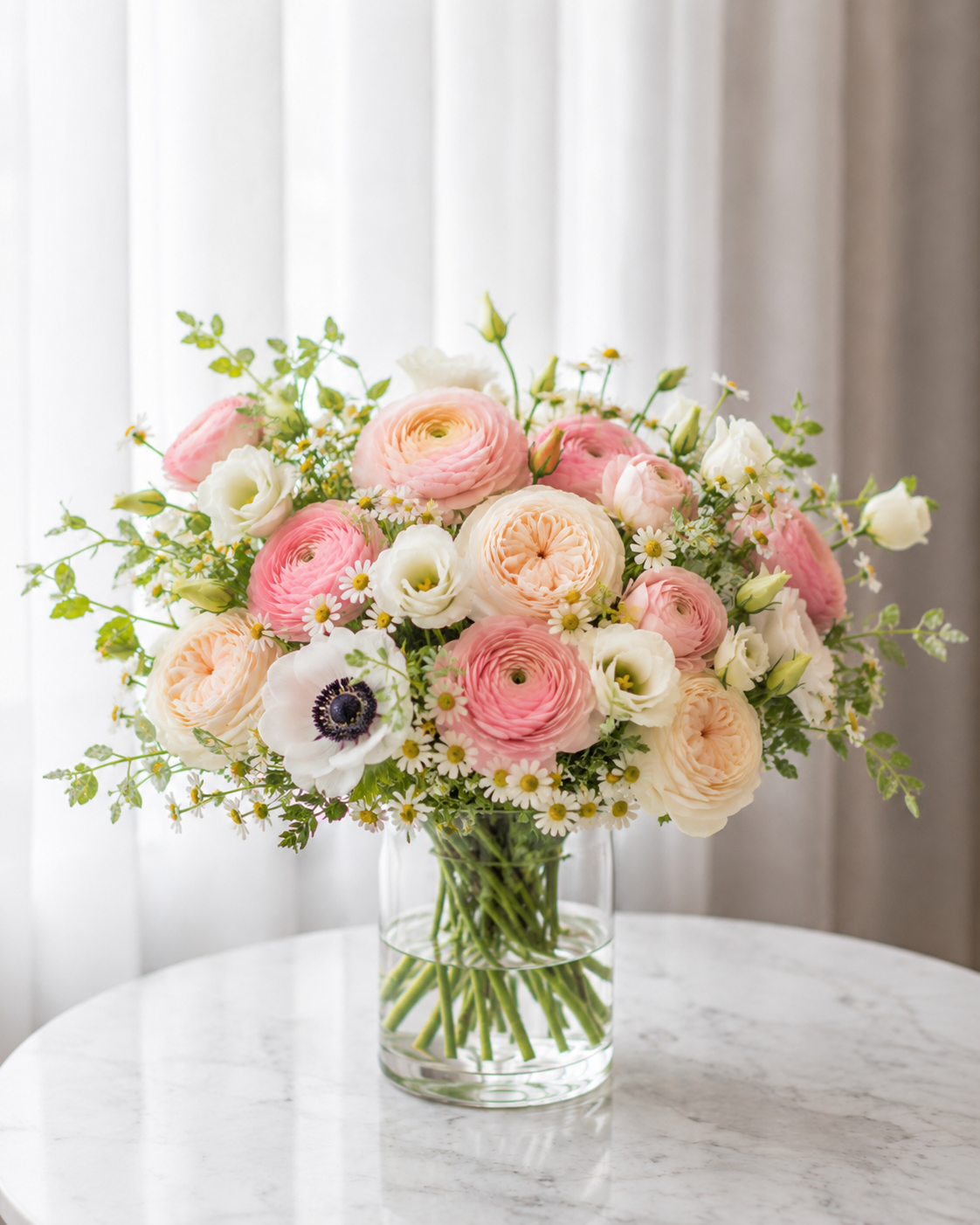 Lys sæsonbuket | Floristens valg
