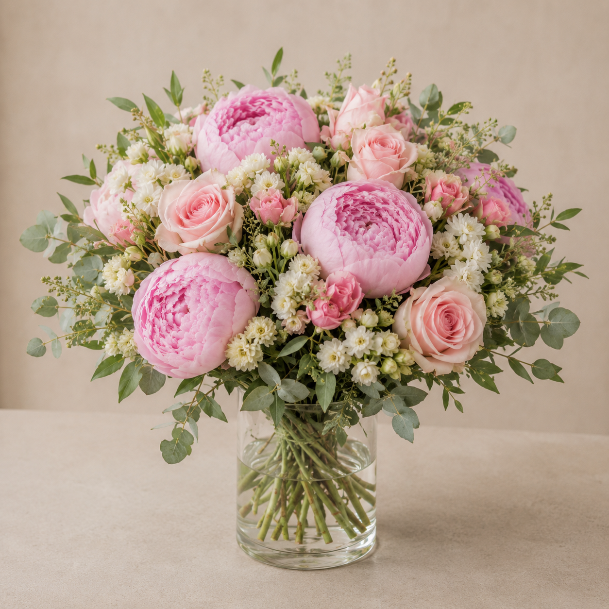 Nordic Light Buket | Elegant Blomsterbuket Danmark