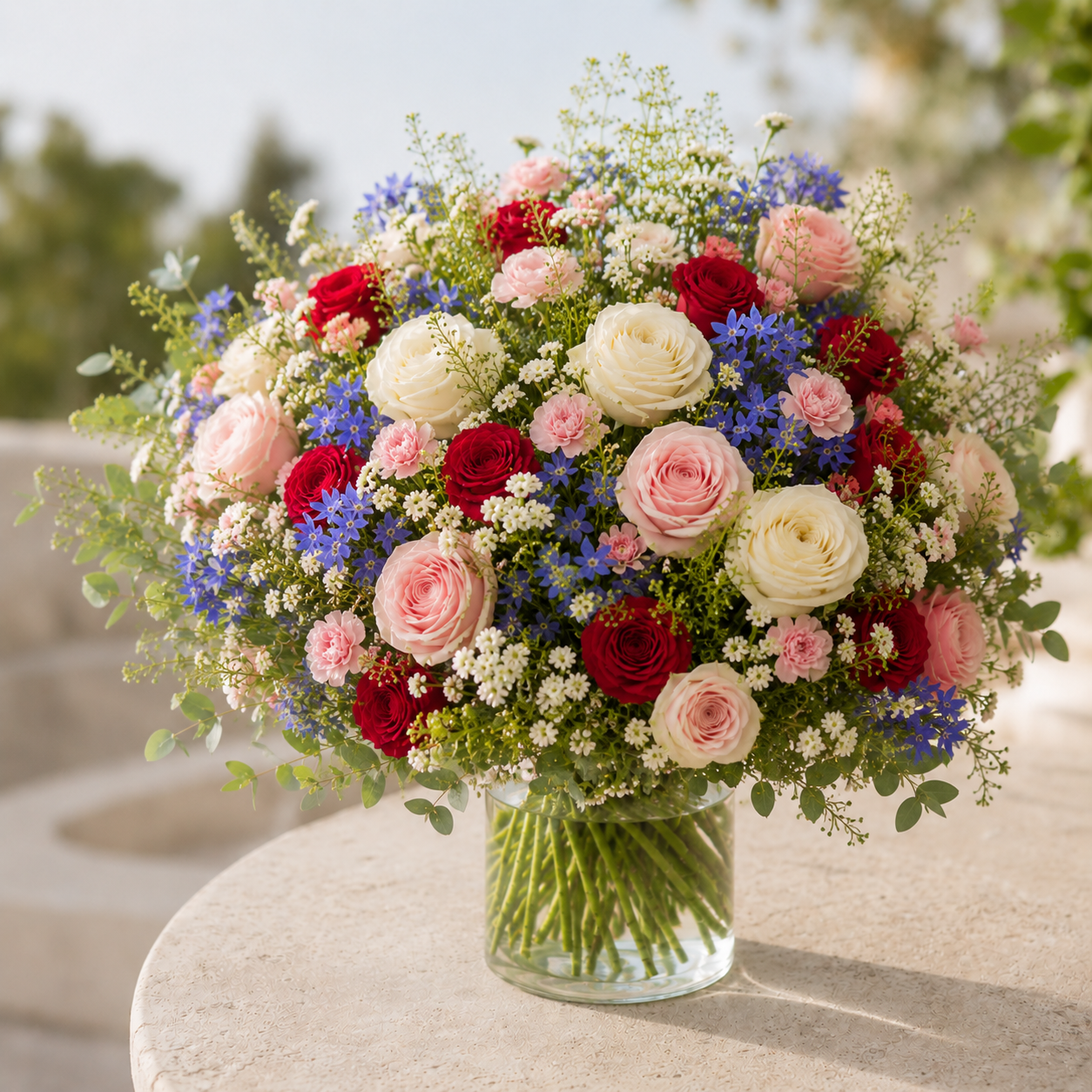 Sweet Romance Buket | Romantiske Blomster Danmark