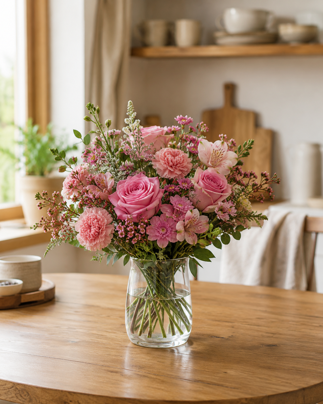 Rosa rosebuket | Send rosa roser
