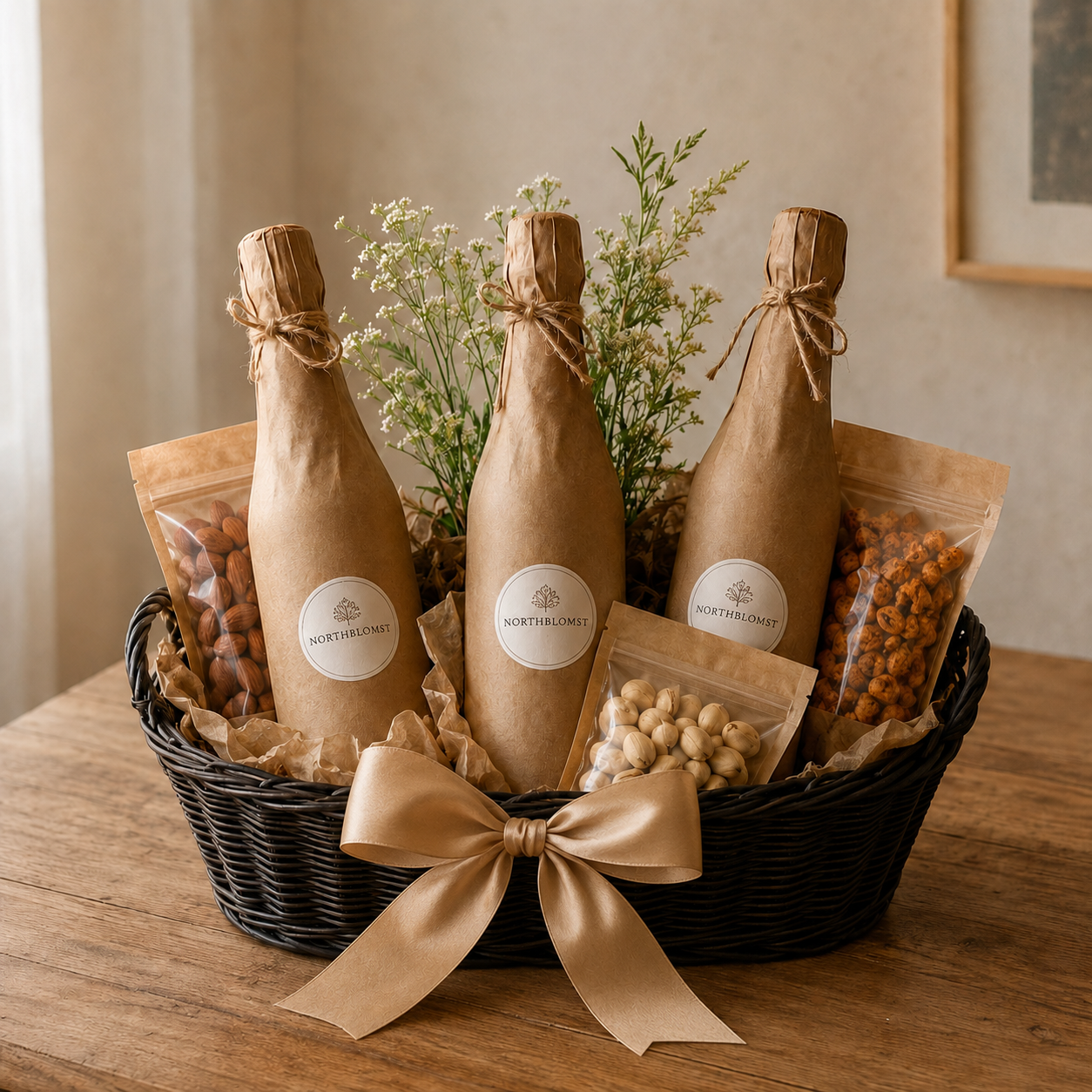 Beer Gift Basket with 3 Bottles | Send 18+ Beer Gifts to Denmark