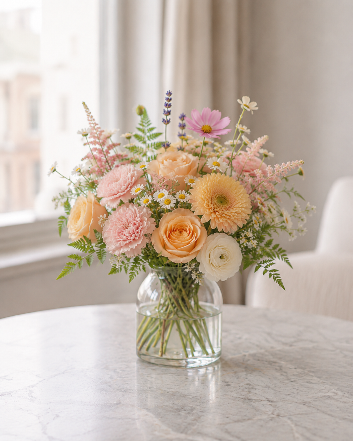 Sommerhave buket | Send sommerblomster i Danmark