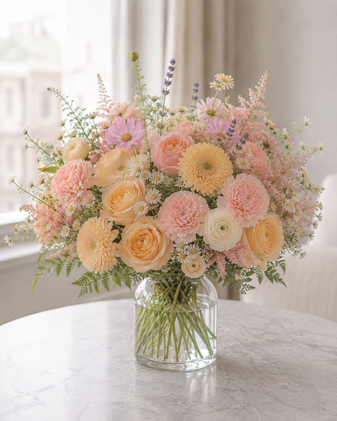 Sommerhave buket | Send sommerblomster i Danmark