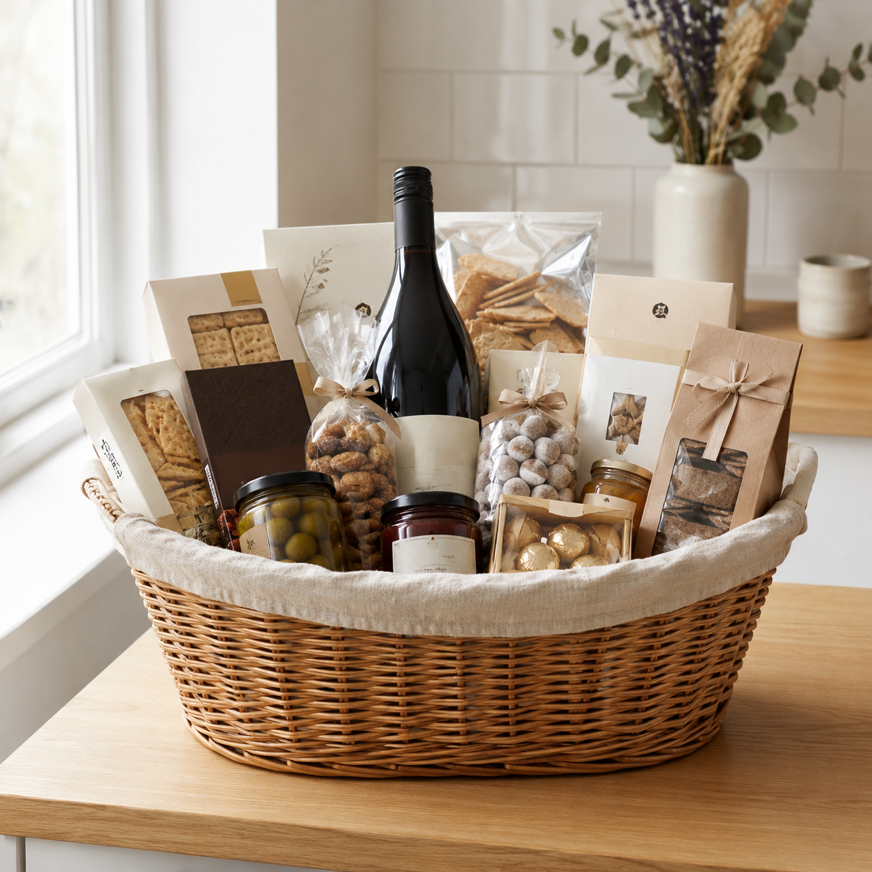 Luksus gavekurv | Premium gavekurv med levering