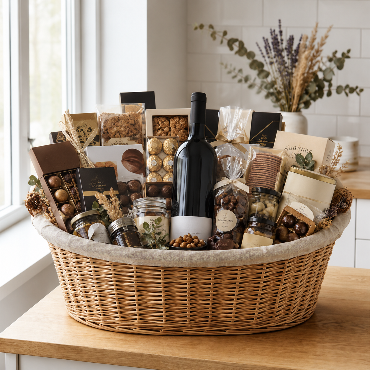 Luksus gavekurv | Premium gavekurv med levering