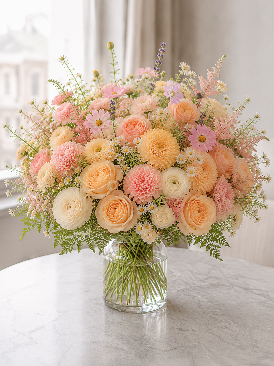 Sommerhave buket | Send sommerblomster i Danmark
