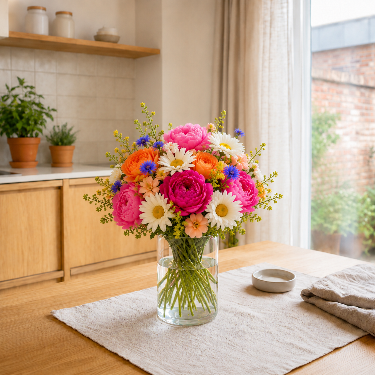Frisk juni buket | Send sæsonblomster i Danmark