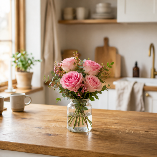 Rosa rosebuket | Send rosa roser
