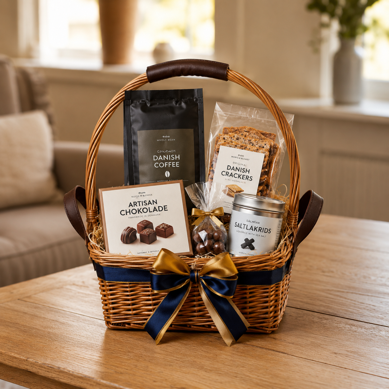 Lakrids & chokolade gavekurv til far
