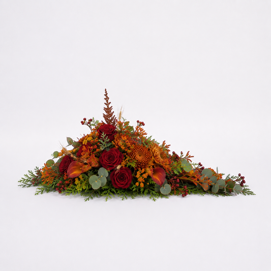 Efterårs Båredekoration | Begravelsesblomster