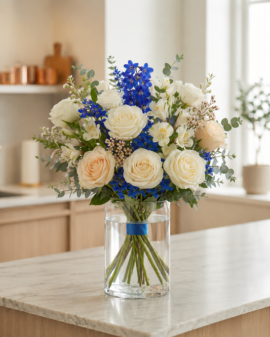 Baby Boy Bouquet | Send New Baby Flowers to Denmark
