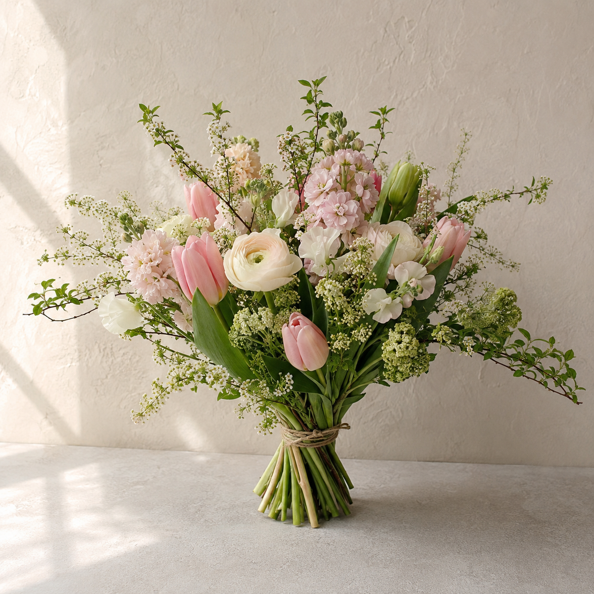 Spring Awakening Bouquet – AI-generated design concept for review