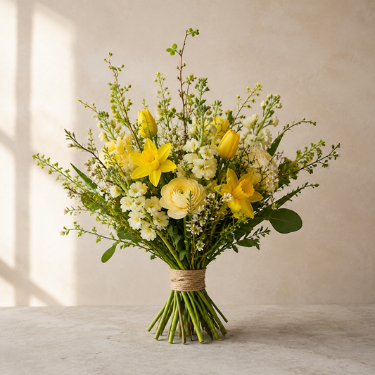 Easter Sunshine Bouquet – AI-generated design concept for review